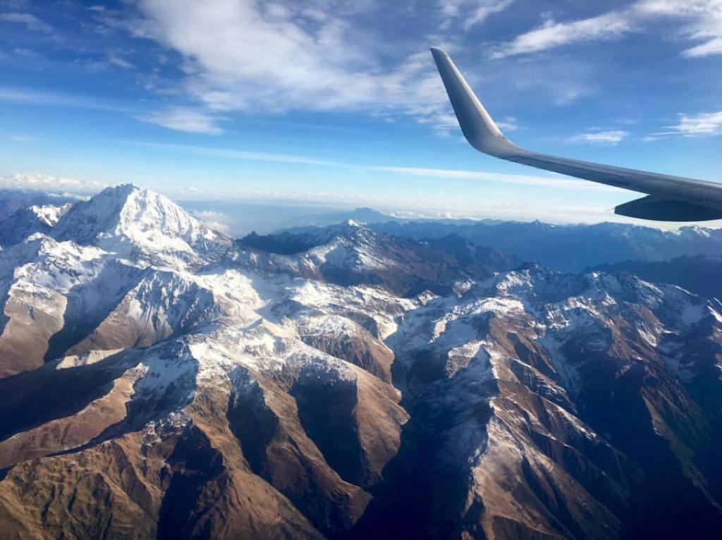 Travel more when you work! Beautiful views from the plane.